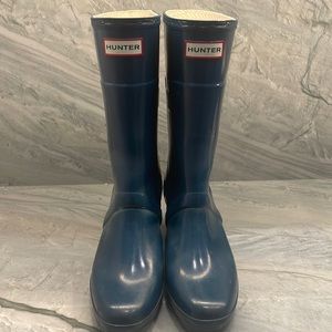 Hunter wedge rain boots women’s size 8/9